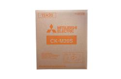 PAPIER + RUBAN 15X20 POUR CP-M15 - 375 TIRAGES - MITSUBISHI CK-M20S 