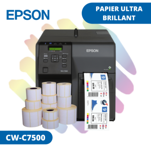 Papier GLOSSY / BRILLANT pour CW-C7500