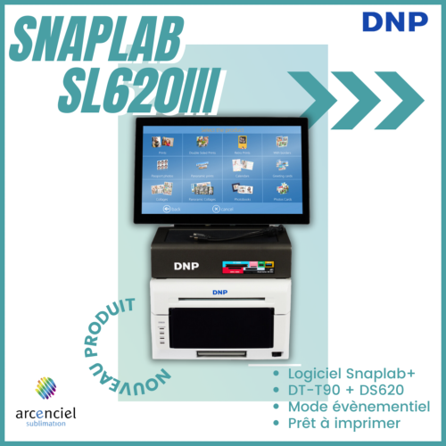 DNP SNAPLAB S620III + Imprimante sublimation DS620