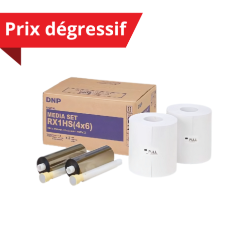 Papier + Ruban 10x15 cm - 1400 photos - DNP DS-RX1 HS