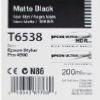 Cartouche d'encre NOIR MAT 200ml EPSON 4900 imprimante photo haute qualité