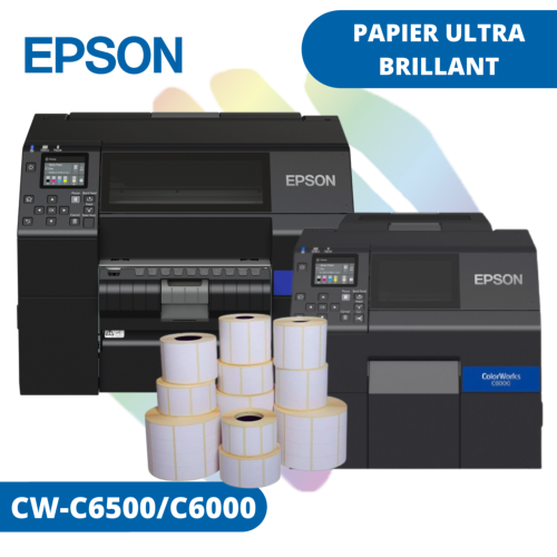 Papier Normal GLOSSY / BRILLANT pour CW-C6000 et C6500