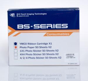 HITI BS - iD400 -  Papier Photo + Ruban - 10 x 15 cm plein Format 100 Feuilles