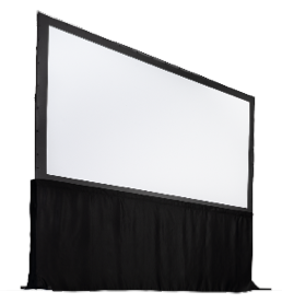 Ecran de Projection Frontale avec Draperie