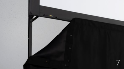Ecran de Projection Frontale avec Draperie