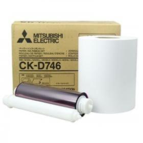 Papier + Ruban 10x15 cm - 800 photos couleurs - MITSUBISHI CK-D746 